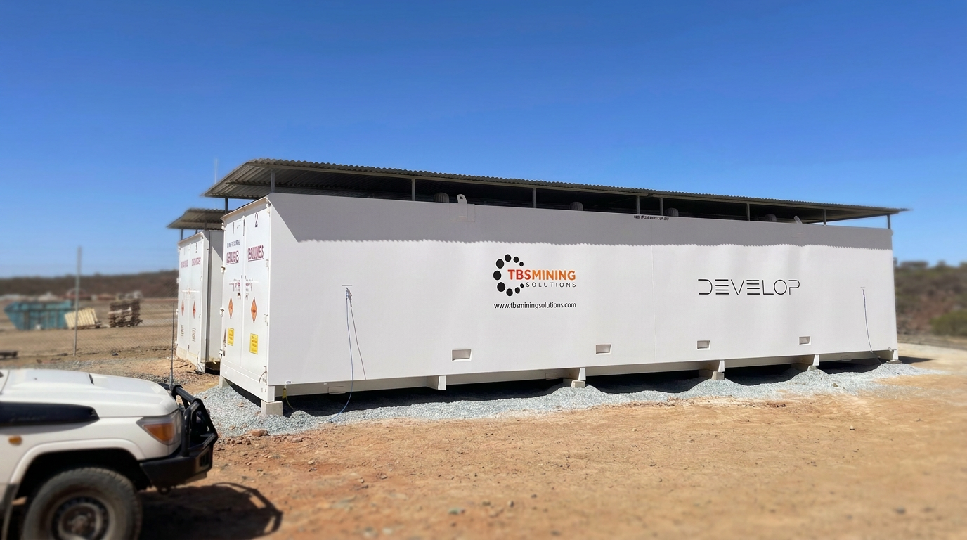 MagLok relocatable explosives magazine on site